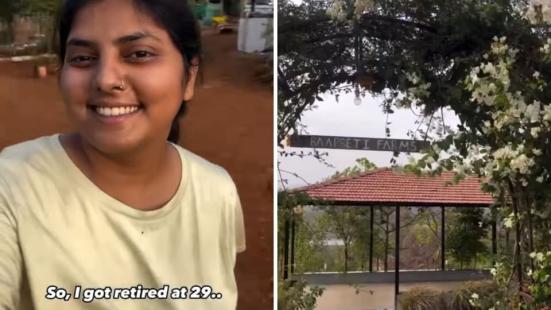 <h4>‘I retired at 29’: Woman leaves city hustle to start farmstay with dad in Maharashtra village</h4><h4>A woman who used to work in