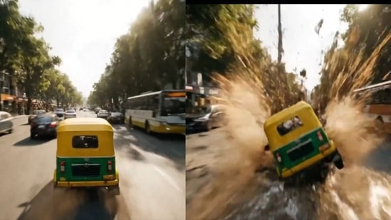 In a quirky twist to the world of AI-generated content, a Bengaluru techie has captured the internet's attention with an unusual concept - an autorickshaw racing game packed with potholes, street dogs, and traffic. Harin Nitisvaar, the man behind the idea, shared a snippet of the game on X, writing, “These AI tools are addictive. Just generated this auto racing concept. If this was a real game, would you play it?” Alongside the visuals, he also posted his Veo3 prompt, inviting others to give the experiment a try.