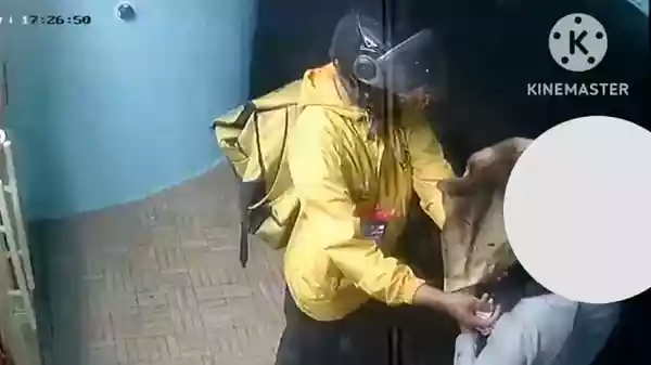 In a shocking incident, a woman has claimed that she was molested by a Blinkit delivery partner while she was receiving her order. Her ordeal was captured on a CCTV camera, the footage of which she shared online. In the viral video, the delivery guy can be seen inappropriately touching the woman while collecting cash from her.In a shocking incident, a woman has claimed that she was molested by a Blinkit delivery partner while she was receiving her order. Her ordeal was captured on a CCTV camera, the footage of which she shared online.In the viral video, the delivery guy can be seen inappropriately touching the woman while collecting cash from her.The woman shared the CCTV footage of the incident on the social media platform X and asked if women's safety was a joke in India. She also demanded strict action against the culprit from the e-commerce platform.“This is what happened with me today while ordering from Blinkit. The delivery guy asked for my address again and then touched me inappropriately,” she wrote.