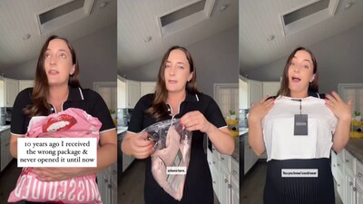 In a world where next-day delivery is the norm, most of us would struggle to leave a parcel unopened for more than a few hours, let alone 10 years. But that's exactly what one woman did after receiving the wrong order from an online fashion retailer. Told to keep the package, she tucked it away and forgot about it. Now, nearly a decade later, her decision to finally open it sparked curiosity and amusement across social media, offering a nostalgic glimpse into mid-2010s fashion and raising a few unexpected questions.