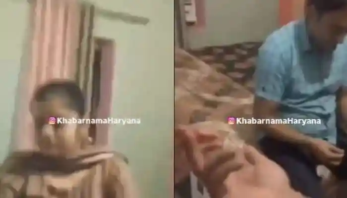 In Jind, Haryana, a man caught his wife with another man in a hotel. The video went viral, sparking debate. <strong>Jind</strong> – A dramatic scene unfolded in Jind when a man allegedly caught his wife with another man inside a hotel room and recorded the confrontation. The video, now widely circulated online, has triggered a wave of reactions and intense debate.