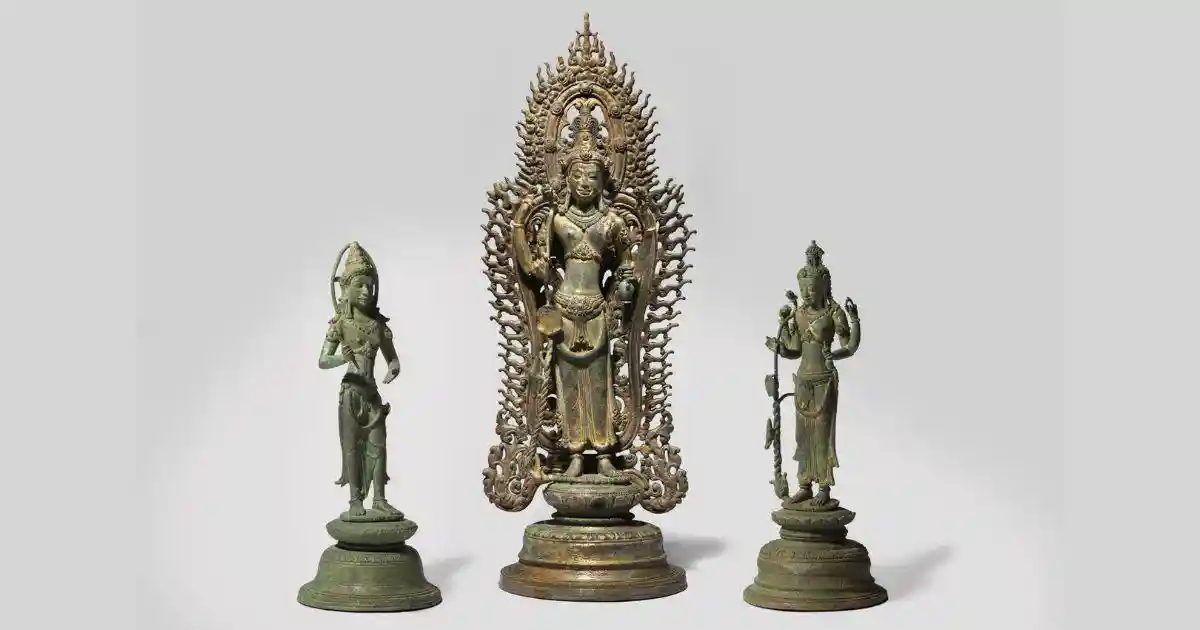In late July, during a visit to the National Gallery of Australia, three Buddhist bodhisattva statues caught my attention. All three were created in the ancient Champa Kingdom that flourished from the 2nd to 19th centuries across present-day Vietnam, Cambodia and Laos. They were purchased by the National Gallery (NGA) in 2011, before being “repatriated” to the Kingdom of Cambodia in 2023 (and displayed in the NGA on loan).