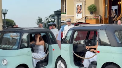 In Monaco, a place known for Ferraris, Lamborghinis and Rolls-Royces, one millionaire decided to turn heads in a very different way. Instead of arriving in a flashy supercar, she pulled up in a Fiat Topolino, an electric microcar priced between €9,890 (about Rs 10 lakh) and €13,490 (around Rs 13 lakh). The sight of a wealthy woman driving such a tiny, modest car through the glamorous streets of Monaco is grabbing a lot of attention online.