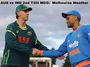IND vs AUS 2nd T20I Melbourne Weather Forecast Update