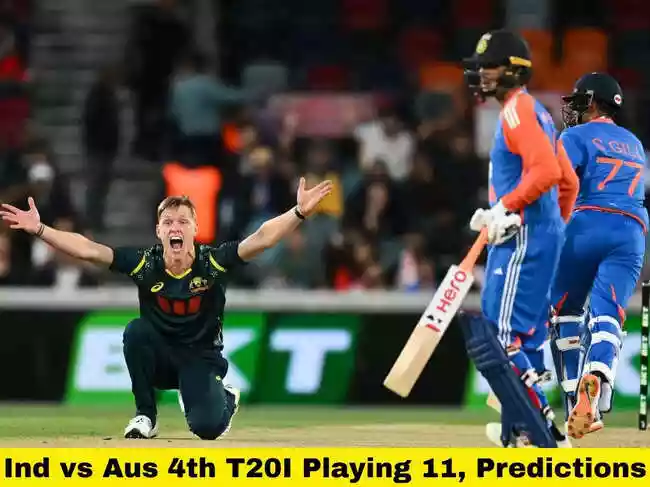 IND vs AUS 4th T20I Playing 11 and Predictions