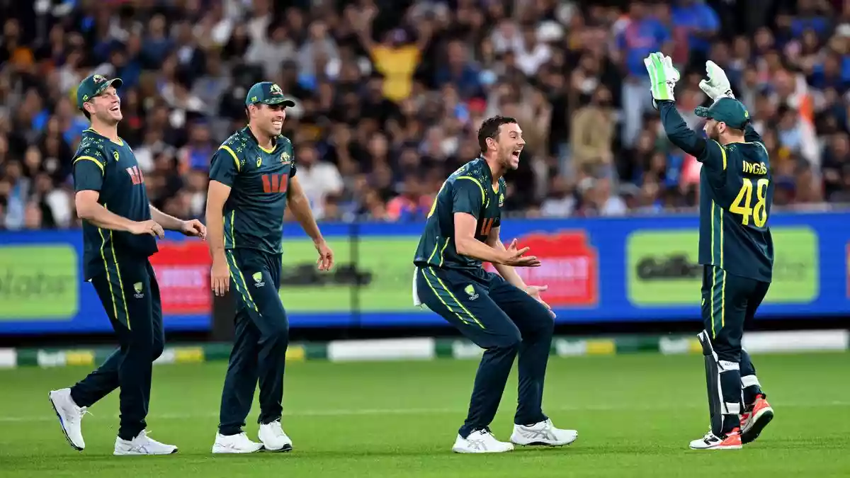 Josh Hazlewood clinically dismantled a famed Indian top-order with a probing spell to kill the contest as Australia cantered to a four-wicket victory in the