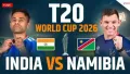 <strong>IND vs NAM LIVE Score: </strong>After a solid 29-run victory against the USA, the Suryakumar Yadav-led India lock horns with Gerhard