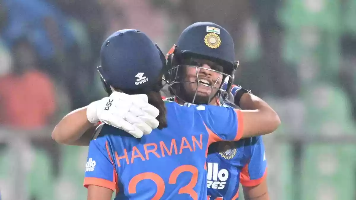 The Gulf of Mannar that separates India and Sri Lanka cannot be as big as the gulf between the women's teams of the two countries at the moment