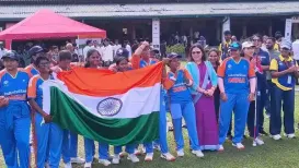 In what has been a phenomenal year for Indian women's cricket, the Women in Blue defeated Nepal women by seven wickets to win the Blind Women's T20 World Cup