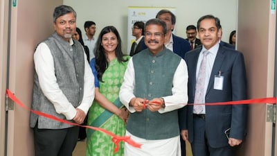 India's education minister Dharmendra Pradhan on Wednesday inaugurated the Atal Incubation Centre at the IIT Delhi Abu Dhabi campus. It is the a first-ever Atal Incubation Centre hosted in an Indian university overseas, the minister stated on microblogging site, X. He added that he took a tour of the Abu Dhabi campus of IIT Delhi and interacted with the students.