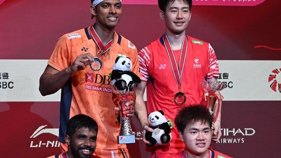 India squandered a golden opportunity to return with two titles as both Lakshya Sen and the men's doubles pair of Satwiksairaj Rankireddy and Chirag Shetty signed off with runner-up finishes at the Hong Kong Open Super 500 here on Sunday. Lakshya could not blunt the attack of world No. 4 Li Shi Feng and went down 15-21 12-21 in a rather sedate men's singles final.