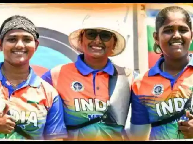 India's women archers achieved a significant victory at the Shanghai Archery World Cup. They defeated top teams in the recurve event