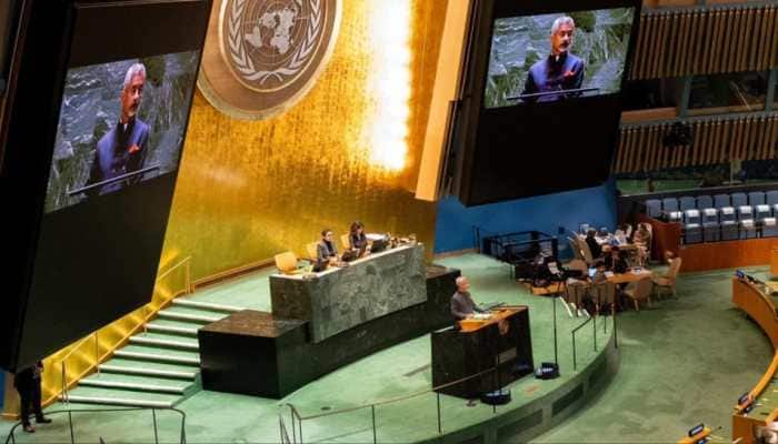 India votes with a majority of UN members to approve the New York Declaration on a two-state solution for Israel and Palestine. The UN General Assembly on Friday approved a resolution backing the New York Declaration on the Peaceful Settlement of the Question of Palestine and the implementation of the two-State solution, with India among the 142 countries voting in support.