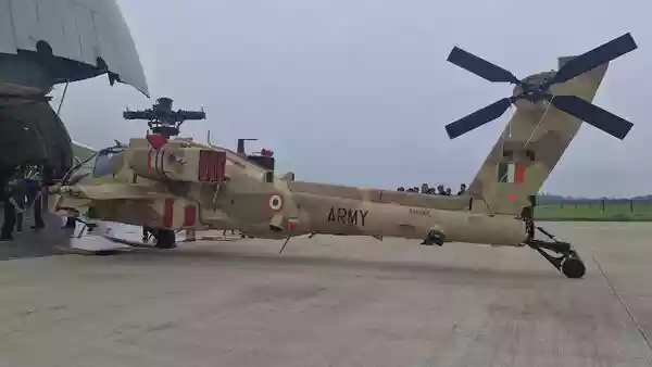 The Indian Army has completed the induction of its Apache AH-64E attack helicopter fleet with the arrival of the final three aircraft