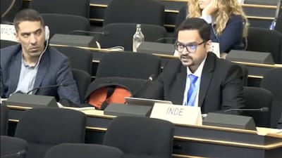 Indian diplomat Kshitij Tyagi told Switzerland that it should focus on challenges it faces domestically from racism and xenophobia and called its remarks on India's state of press and minorities as “shallow and ill-informed