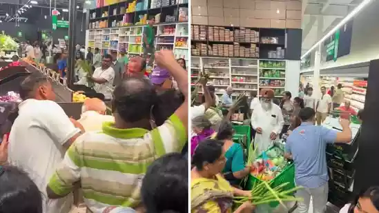 Indian grocery store opening in US descends into chaos