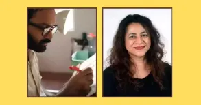 Indian illustrator and visual artist Anand RK and investigative journalist Suparna Sharma, along with Bloomberg’s investigative reporter Natalie Obiko