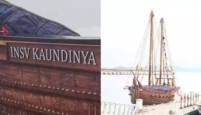 INSV Kaundinya, Indian Navy's 5th-century-inspired ship, inducted in May 2025set off for its maiden Porbandar-Muscat voyage. Built on Traditional stiching