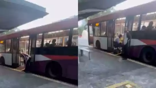 Indian woman shares video of Singapore bus driver helping wheelchair user