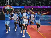Celebrations erupted as the Indian women's kabaddi team clinched the 2025 World Cup title, triumphing over Chinese Taipei in a thrilling match held in Dhaka
