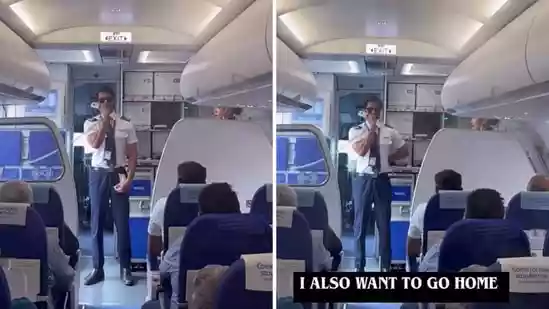 An IndiGo pilot's heartfelt in-flight announcement amid the ongoing chaos has surfaced online. In a video shared by Pradeep Krishnan