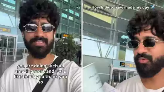 Influencer flying to Bengaluru gets a special surprise from IndiGo crew