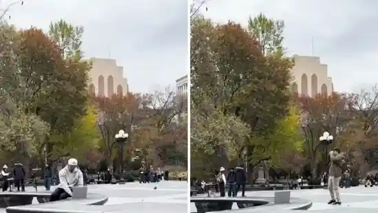 Influencer leaves laptop unattended in NYC