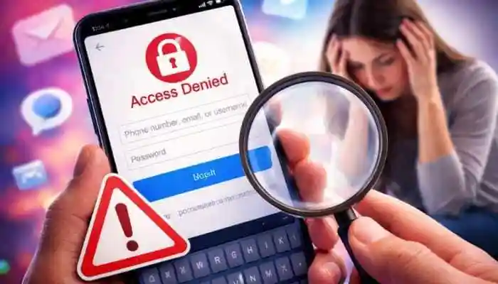 Instagram login issue