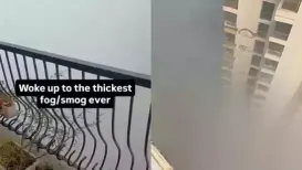 Noida and Delhi began the week under a heavy smog on Monday morning, with falling temperatures and poor air quality combining to create another difficult start