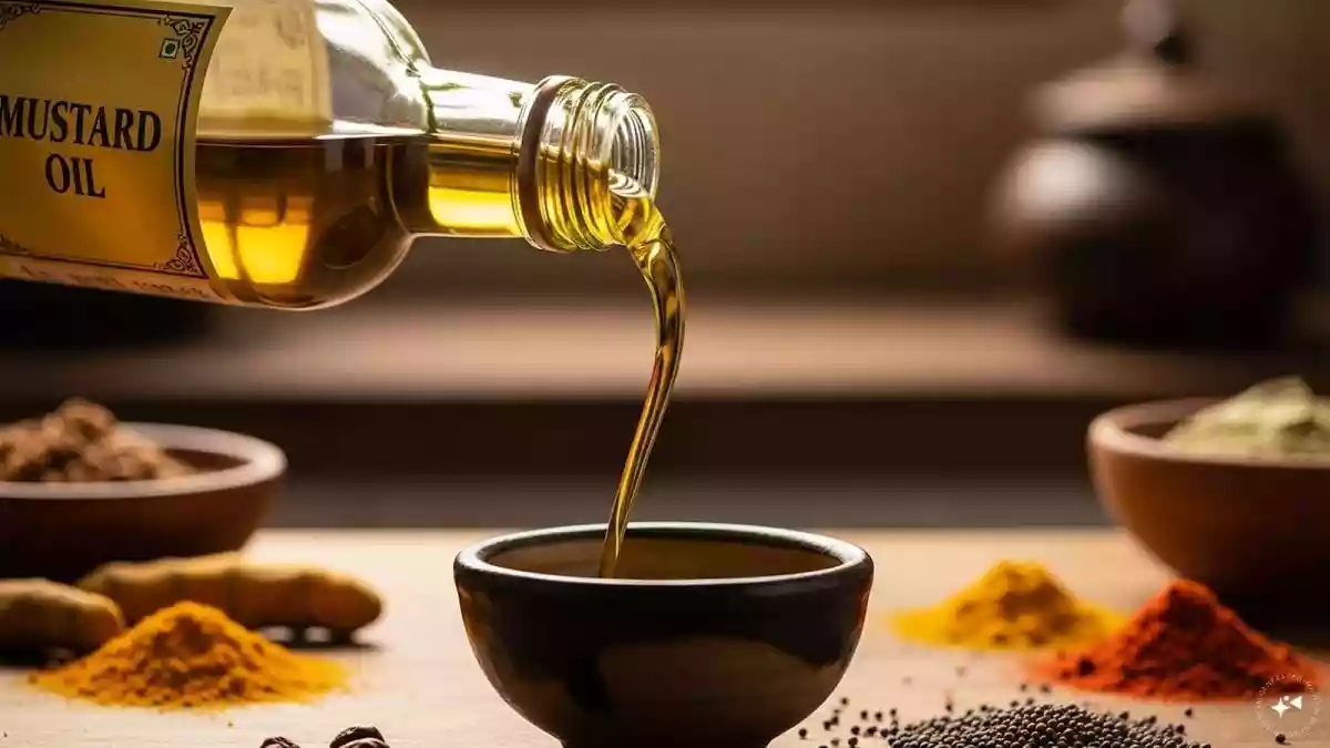 Mustard oil is one of those kitchen staples you rarely question. It sits on the shelf, gets heated till it smokes, and finds its way into everything from
