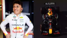 Isack Hadjar was all smiles on Tuesday as the newly promoted Frenchman officially kicked off his Red Bull Racing career during the post-season test in Abu