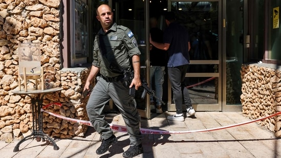 Israeli police said Friday that a Palestinian from east Jerusalem had stabbed several guests at a hotel outside of the city, the second suspected militant attack in the area this week. Israeli paramedics said they were evacuating two men, aged approximately 50 and 25, to the hospital. They said both had been stabbed in their torsos and the older man was in critical condition.