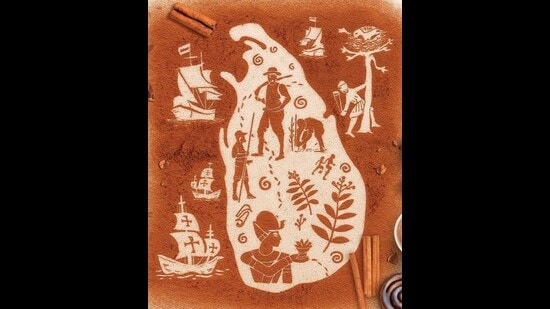 It was once considered so precious, it was used in offerings to the gods. Today, it's in soaps and spa treatments, Coca-Cola and candles, lattes and doughnuts. How did cinnamon get everywhere? Arab traders spun elaborate tales to keep Europeans from finding out where they sourced it. They said, for instance, that there were giant birds who gathered these bits of bark from “unknown trees”, and built nests with them. The traders left huge chunks of meat for the birds to carry away; when the nests cracked under the weight of the meat, the cinnamon supposedly rained down to the ground. Other tales told of cinnamon that came from marshes protected by giant bats or winged serpents.