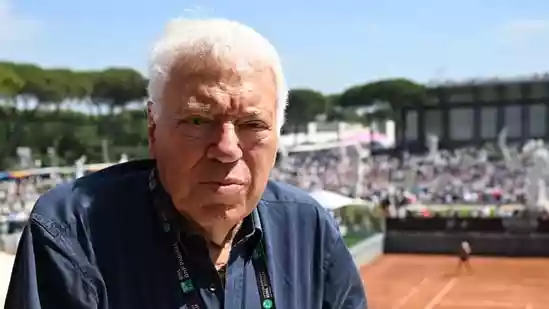 Italy's two-time French Open champion Nicola Pietrangeli at 92
