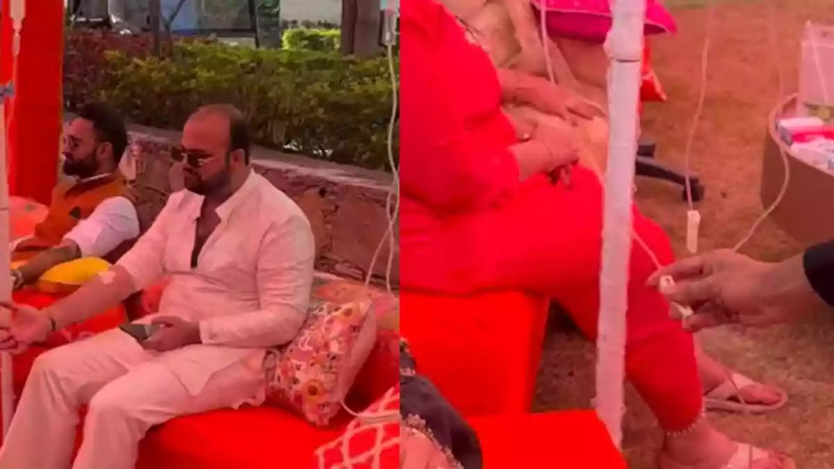 IV Drip Bar To ‘Cure Hangover’ At Indian Wedding Sparks Health Concerns