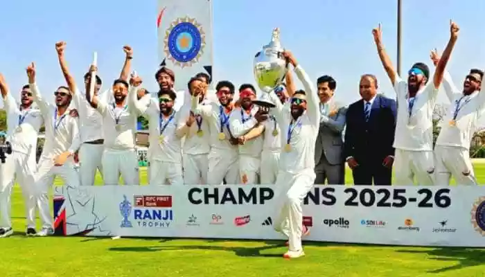 The Paras Dogra-led Jammu and Kashmir (J&K) secured their first-ever Ranji Trophy title by virtue of a massive first-innings lead against eight-time champions