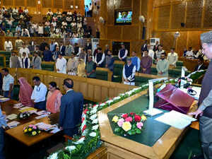 The autumn session of the J&K Assembly began amid protests, with BJP MLAs disrupting Question Hour over alleged governance failures