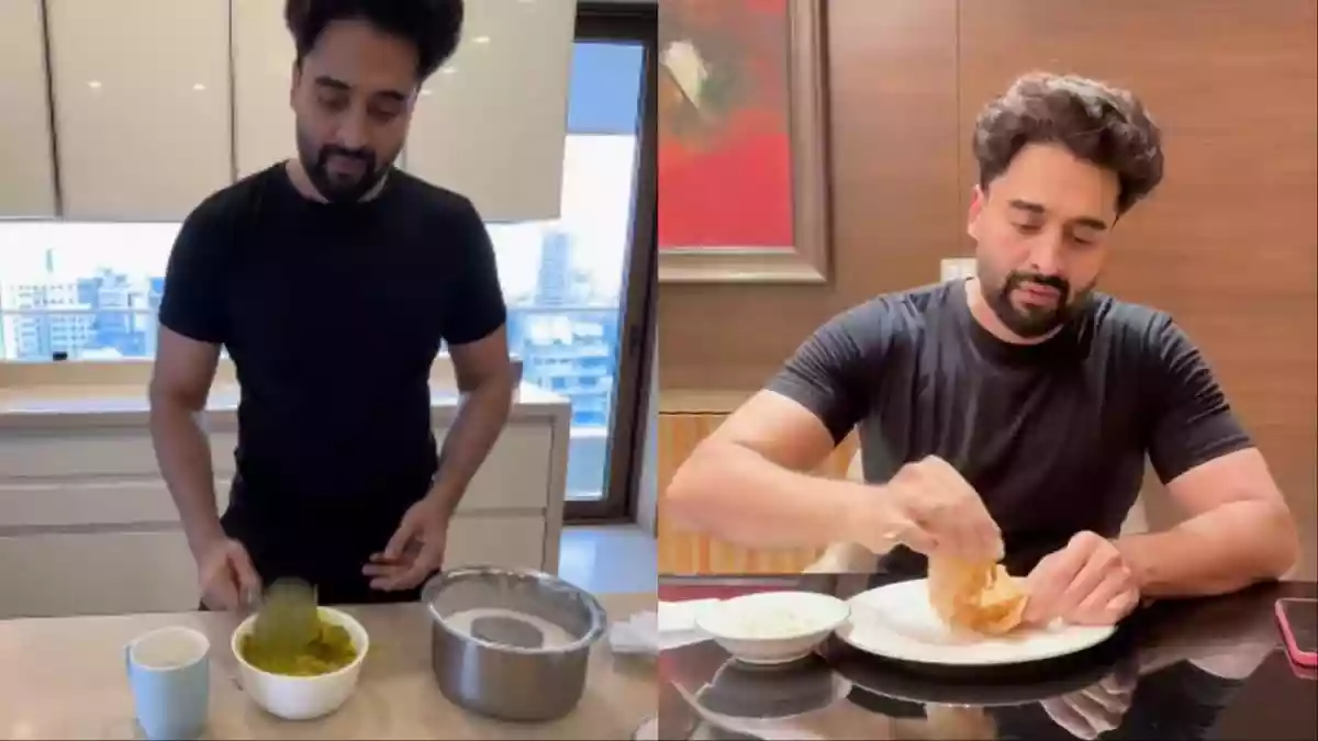 Jackky Bhagnani Shares His Version Of Aloo Masala Dosa With Cheese And Chilli Sauce