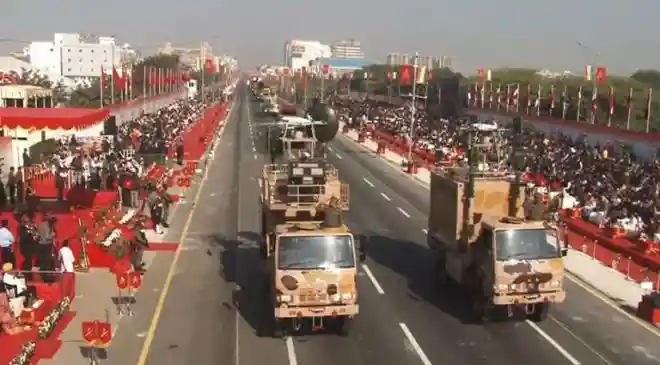 For the first time ever, Jaipur's public streets witnessed the grand army day parade on Thursday, showcasing capabilities, valour