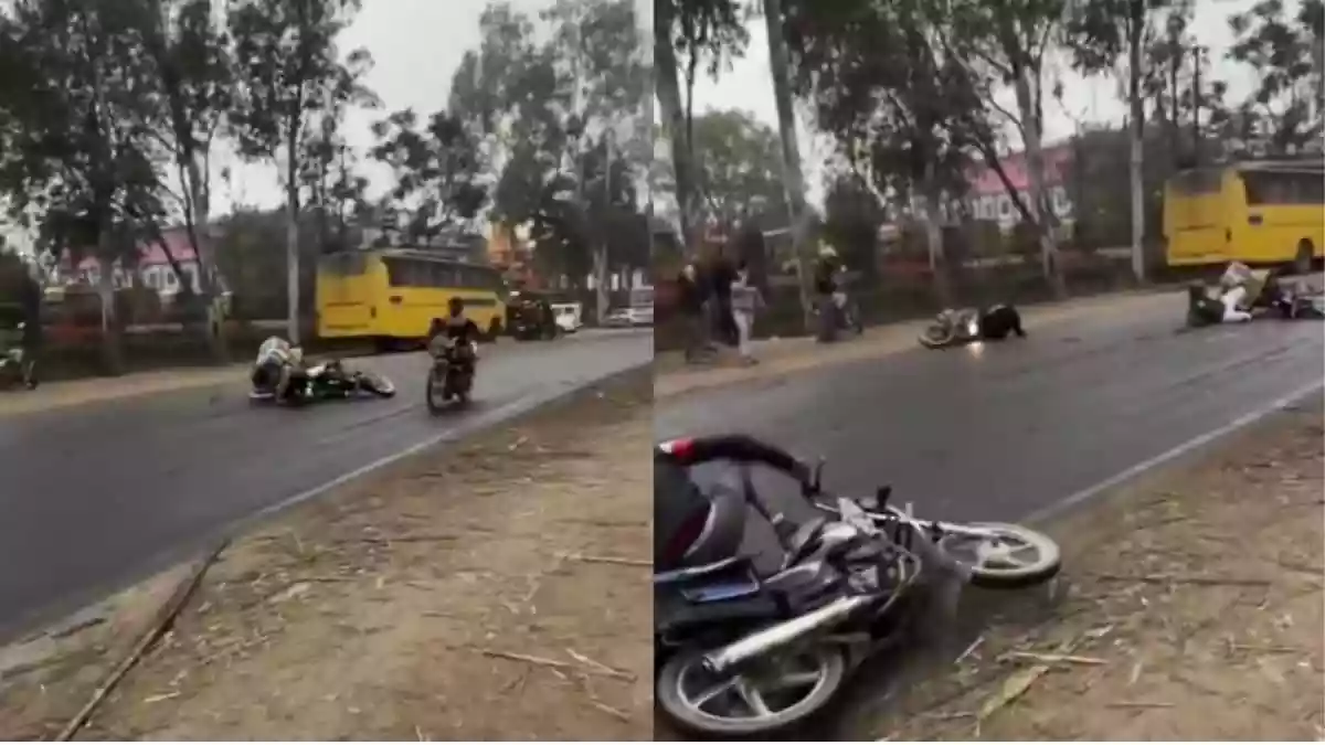 Sugar mill waste caused panic in Uttar Pradesh's Amroha district earlier this week. What looked like a normal route suddenly turned dangerous