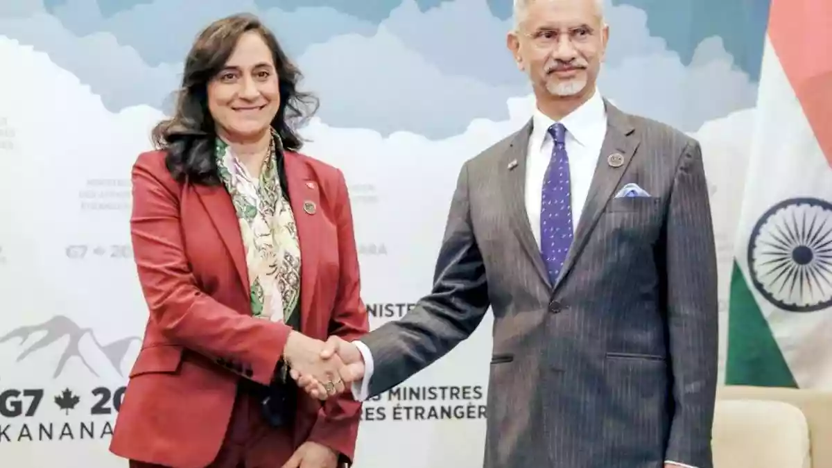 Jaishankar meets counterpart Anita Anand on G7 sidelines