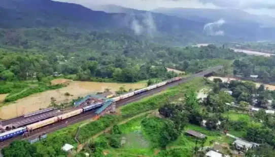 Northern Railway's Jammu Division collected ₹57 lakh in fines after catching 9,346 irregular passengers in November. Additional fines for littering were