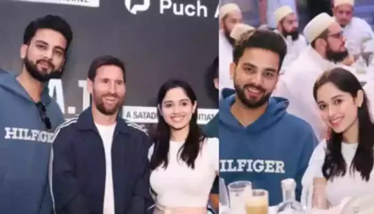 ‘Laughter Chefs' stars Jannat Zubair and Elvish Yadav met football legend Messi in Mumbai, calling it an “amazing day