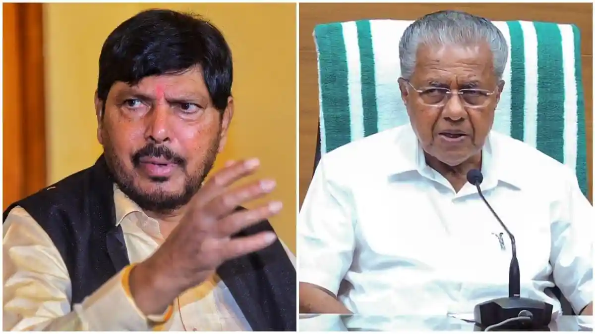 Union Minister of State for Social Justice and Empowerment Ramdas Athawale on Wednesday suggested that Kerala Chief Minister Pinarayi Vijayan join the BJP-led