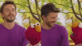 Jonathan Bailey shared a tender moment with Sesame Street's beloved character Elmo during his guest appearance on the kids' show. The actor was on the program