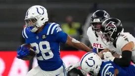Jonathan Taylor delivered a historic performance to guide the Indianapolis Colts to a 31-25 overtime victory over the Atlanta Falcons at Olympic Stadium on