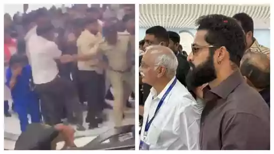 Jr NTR’s Bengaluru visit creates chaos as fans breach security