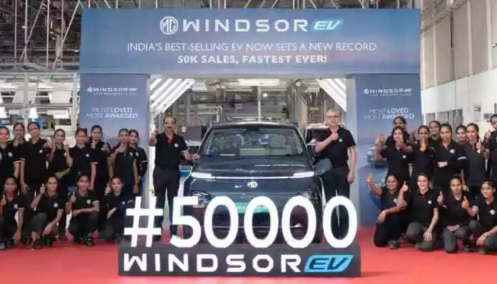 <strong>MG Windsor EV: </strong>JSW MG Motor India today announced that the MG Windsor has crossed the 50,000 sales milestone in just over a year