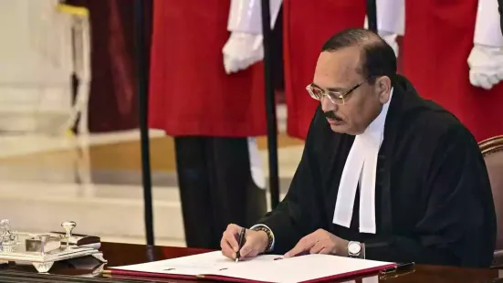 Justice Surya Kant took oath as 53rd Chief Justice of India at the Rashtrapati Bhawan on Monday (November 24, 2025). President Droupadi Murmu swore in Justice