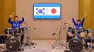 A surreal drum duet between two East Asian world leaders has set the internet abuzz - and put a spotlight on Japan and South Korea's diplomatic relationship